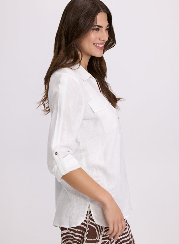 Laura Button-Down Blouse