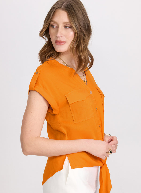 Laura Button-Down Blouse