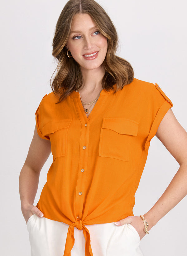 laura Button-Down Blouse