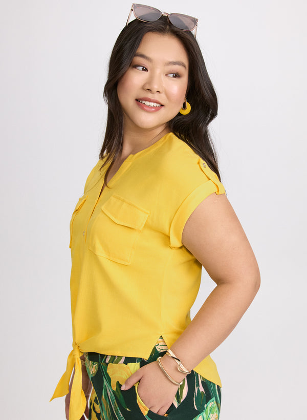 Laura Button-Down Blouse