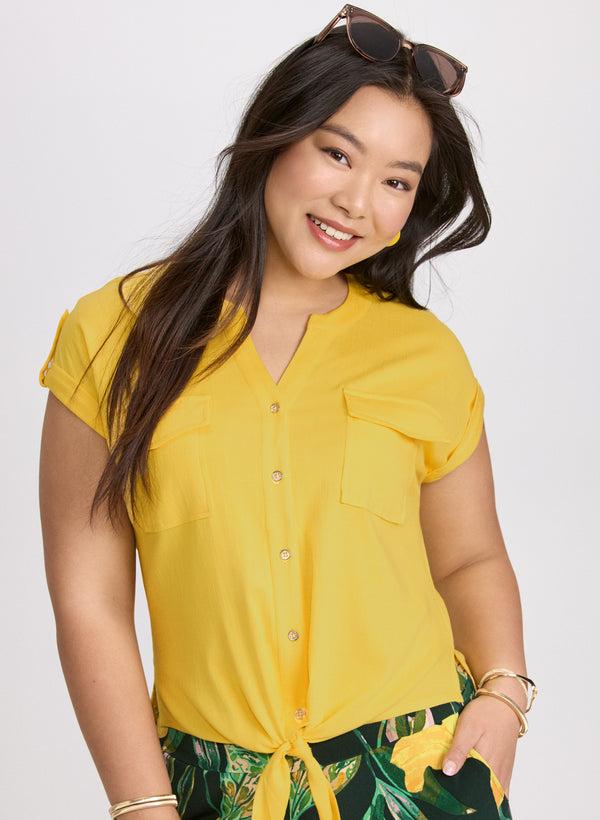 laura Button-Down Blouse