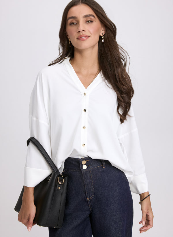 laura Button-Down Blouse