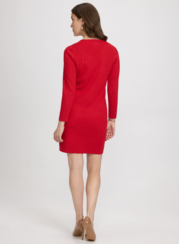 Laura Button-Down Sweater Dress