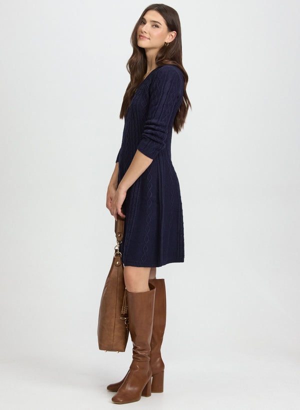 Laura Cable Knit Dress