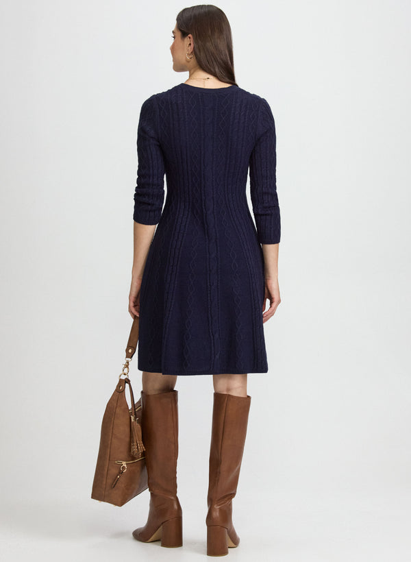 Laura Cable Knit Dress
