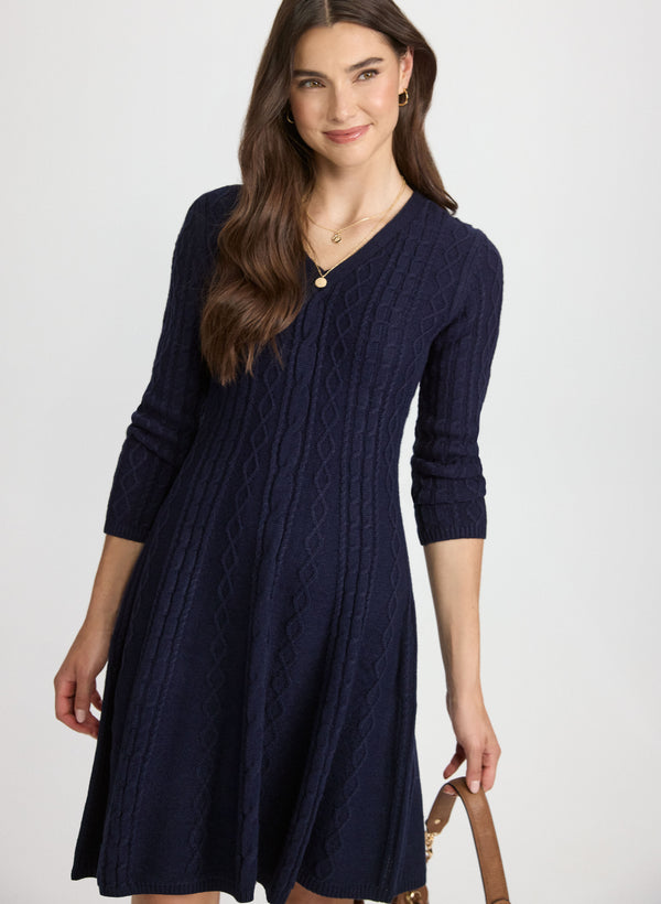 Laura Cable Knit Dress