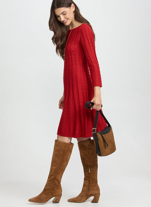 Laura Cable Knit Dress