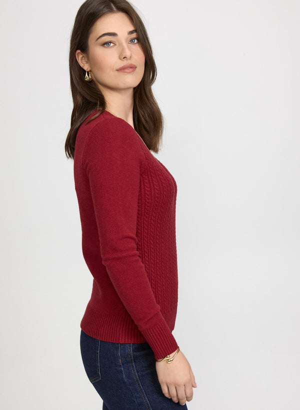 Laura Cable Knit Sweater