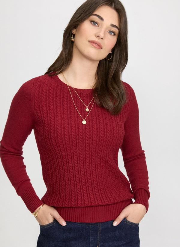 laura Cable Knit Sweater