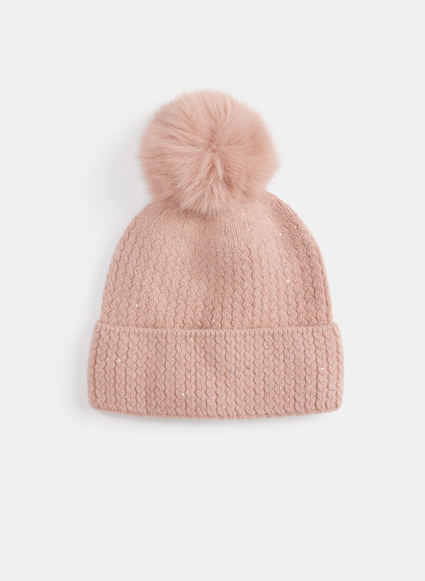 laura Cable Knit Tuque