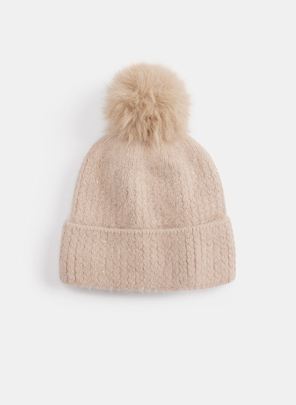 laura Cable Knit Tuque