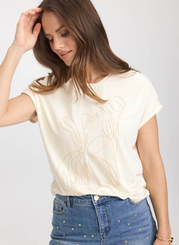 laura Chain Detail T-Shirt