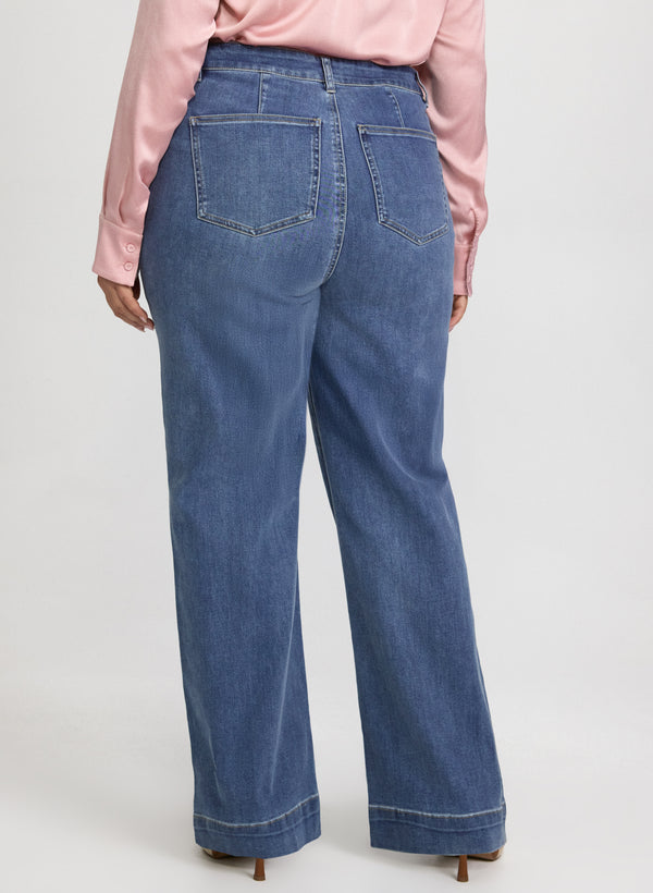Laura Chain Link Trim Jeans