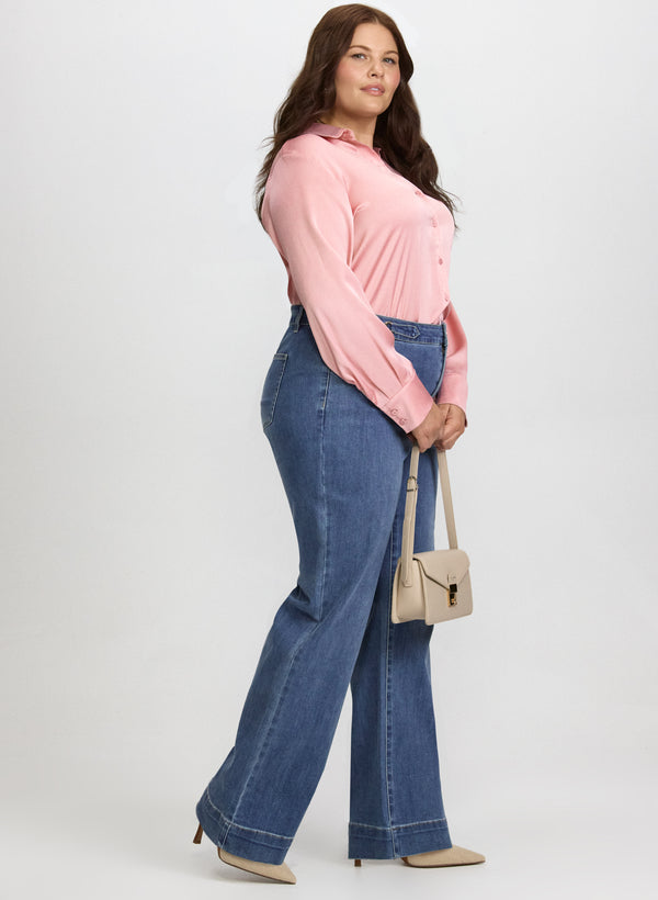 Laura Chain Link Trim Jeans