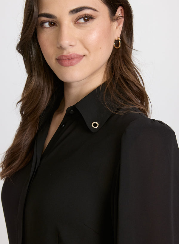 Laura Chain Tassel Detail Blouse