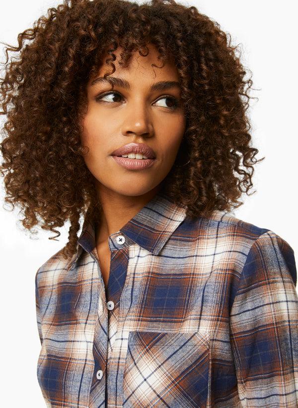Laura Charlie B - Plaid Print Shirt