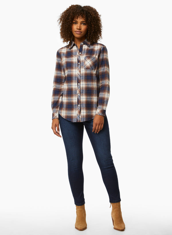 Laura Charlie B - Plaid Print Shirt