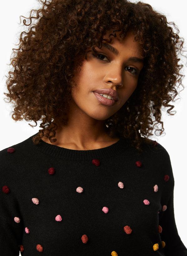 Laura Charlie B - Pompom Detail Sweater