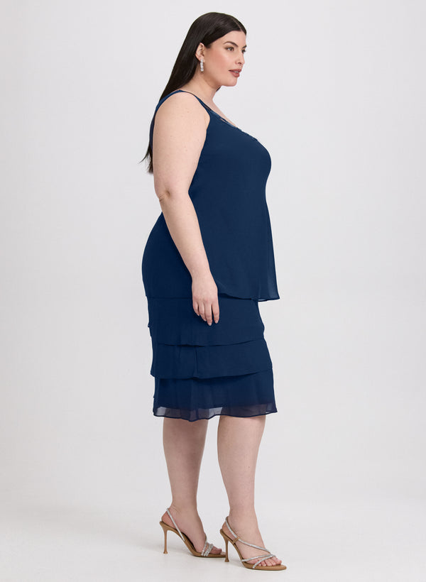 Laura Chiffon Jacket & Dress Set