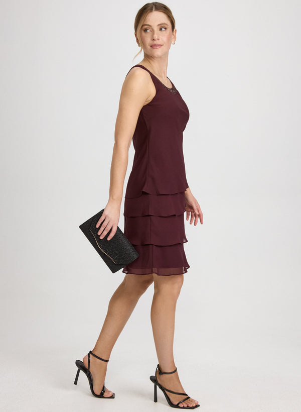 Laura Chiffon Jacket & Dress Set