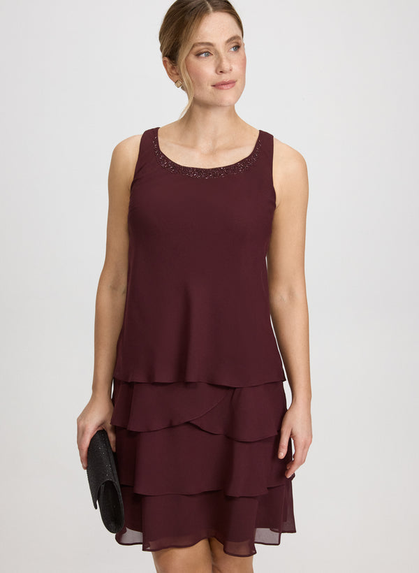 Laura Chiffon Jacket & Dress Set