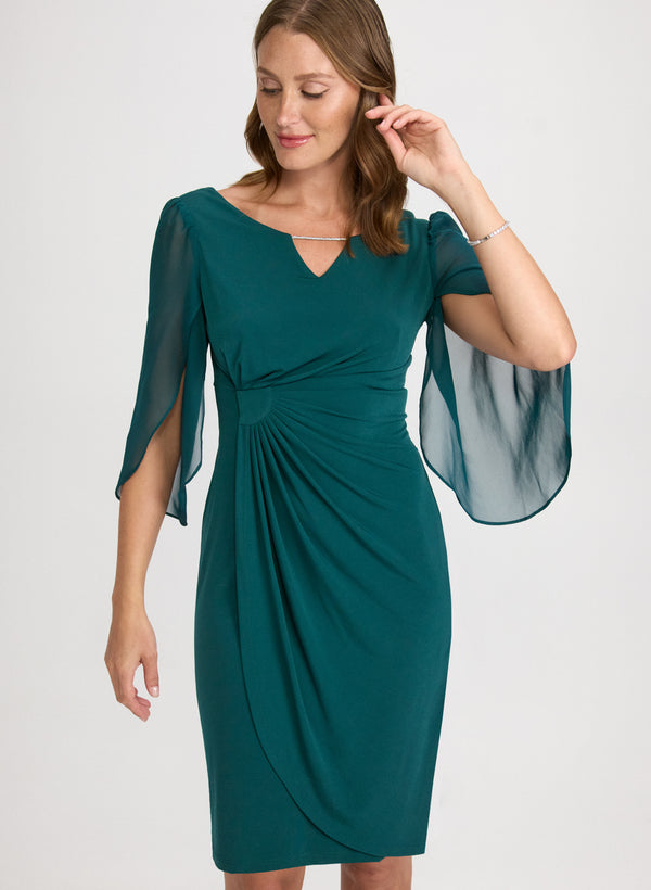 Laura Chiffon Sleeve Dress