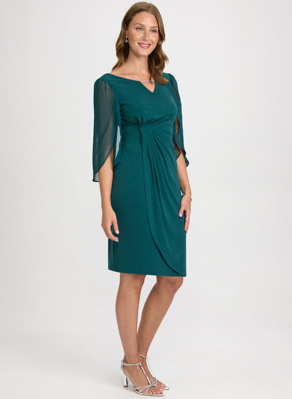 Laura Chiffon Sleeve Dress