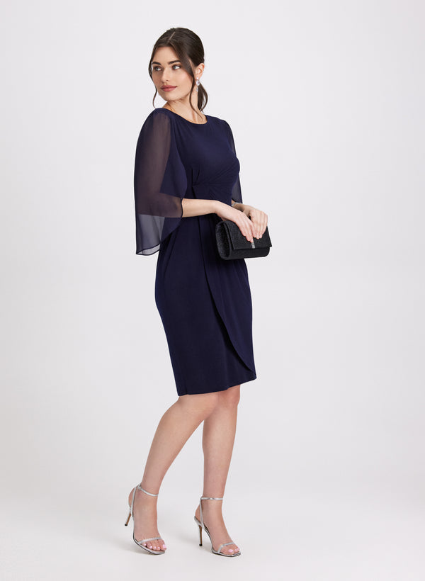 Laura Chiffon Sleeve Dress