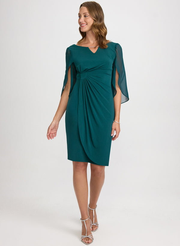 laura Chiffon Sleeve Dress