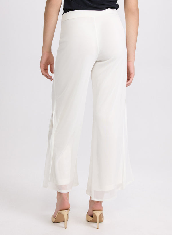 Laura Chiffon Wide-Leg Pants
