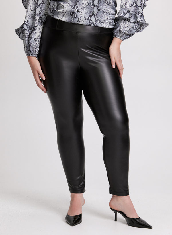 laura Chloe Fit Vegan Leather Leggings