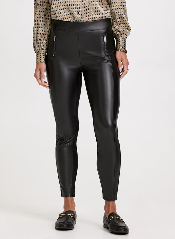 laura Chloe Vegan Leather Leggings