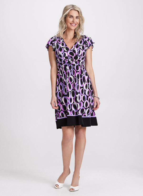 Laura Circle Print Dress