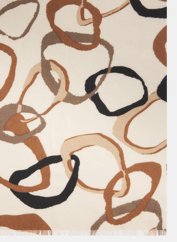 Laura Circle Print Scarf
