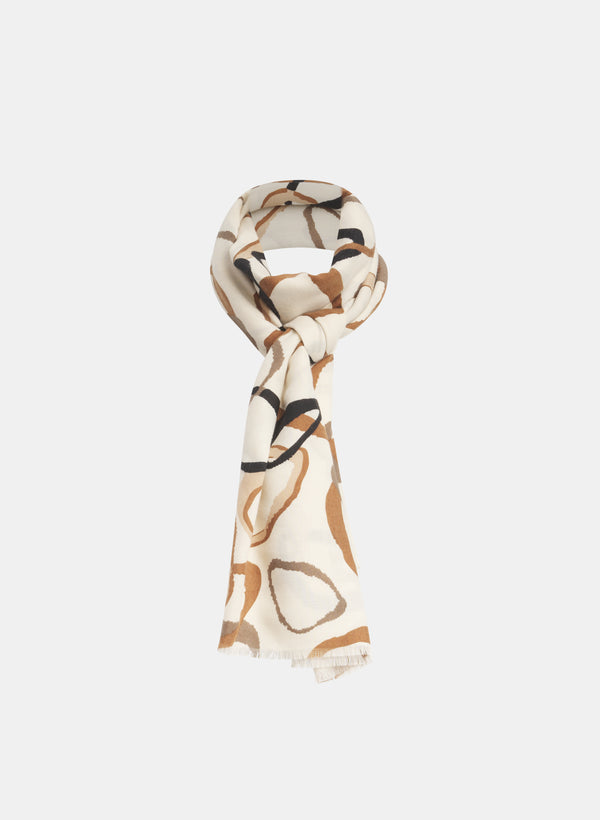 laura Circle Print Scarf