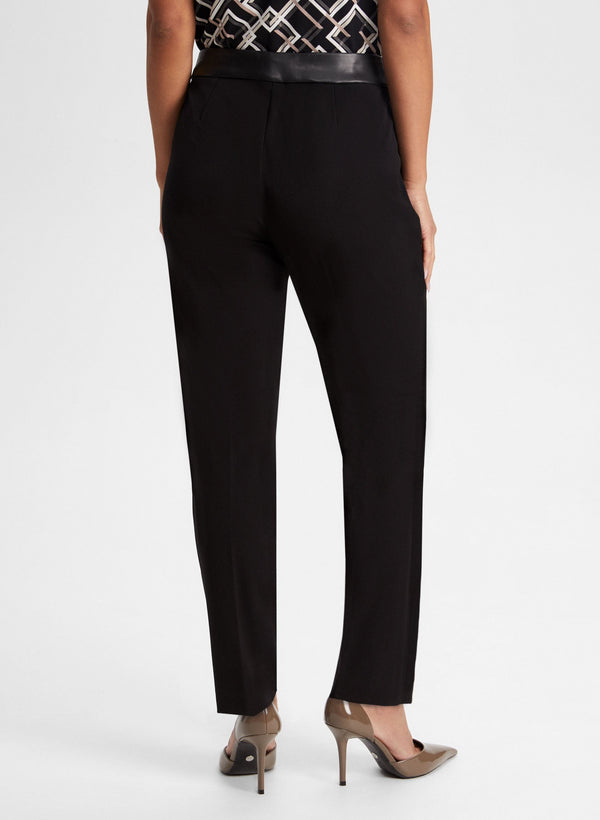 Laura City Fit Slim Leg Pants
