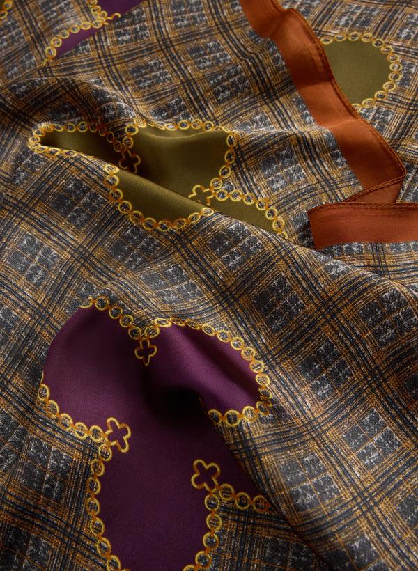 Laura Clover Print Scarf