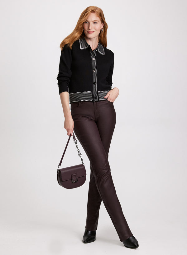 Laura Coated Slim Leg Jeans