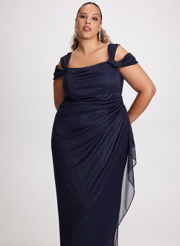 Laura Cold Shoulder Empire Waist Dress