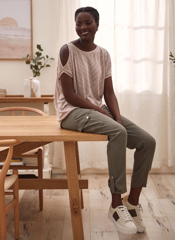 Laura Cold Shoulder Sweater