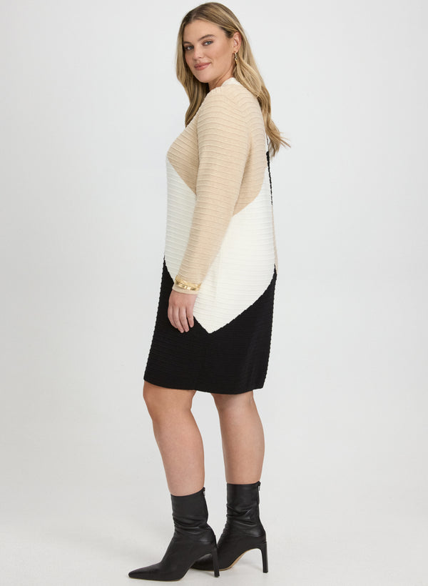 Laura Colour Block Knit Dress