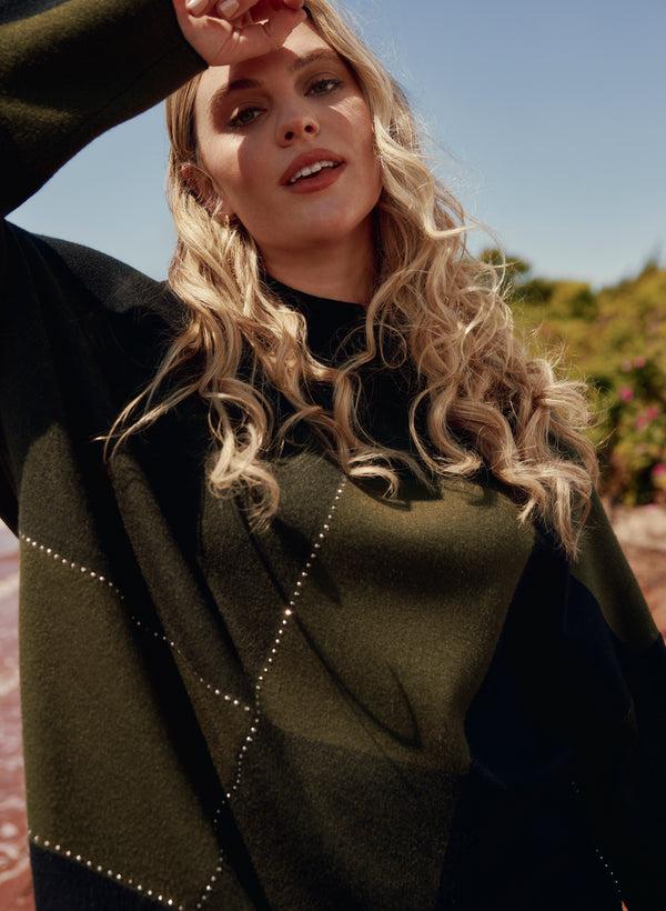 Laura Colour Block Sweater