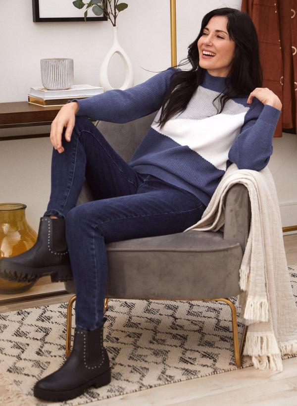 Laura Colour Block Sweater