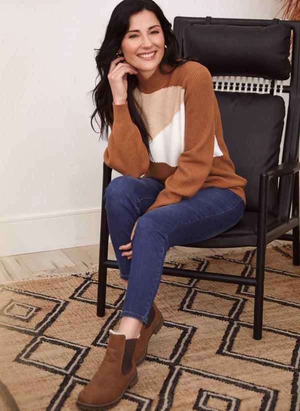 Laura Colour Block Sweater