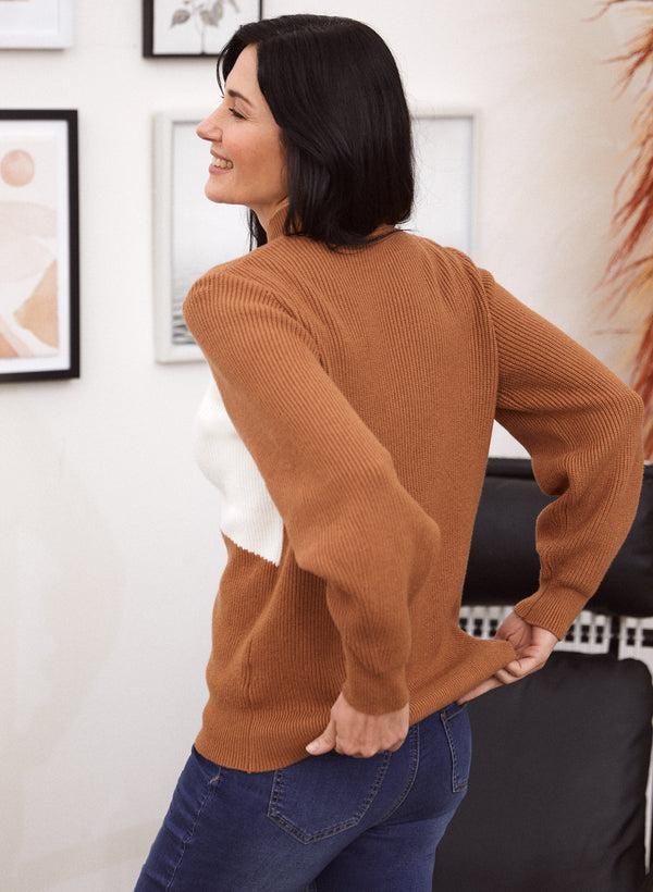 Laura Colour Block Sweater