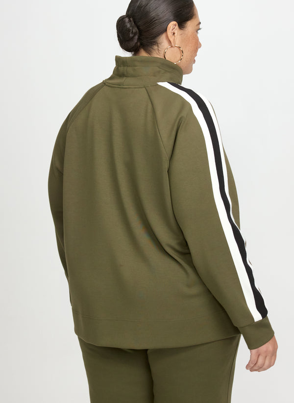 Laura Contrast Sleeve Top