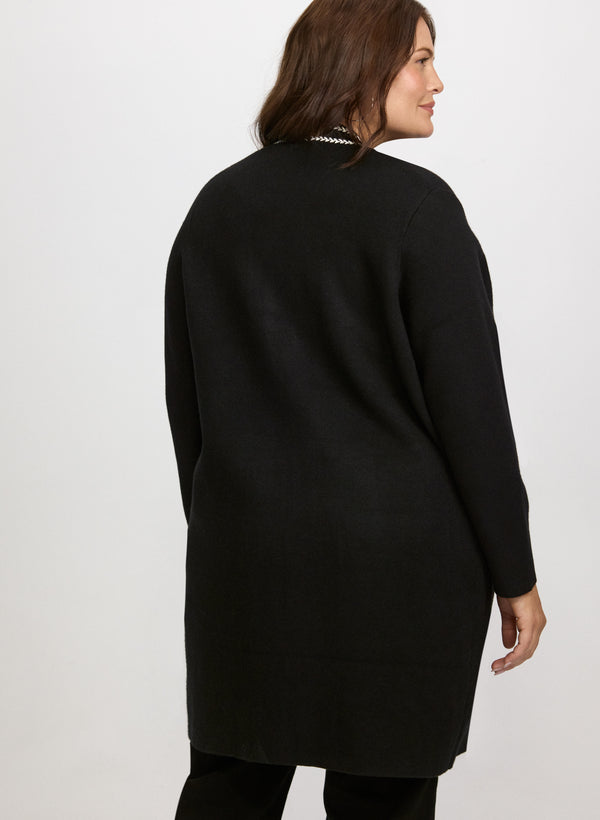 Laura Contrast Stitch Cardigan