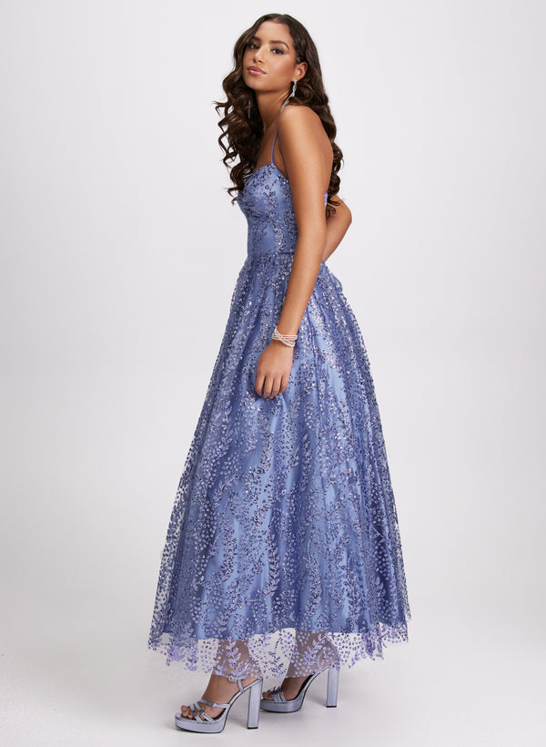 Laura Corset-Style Sequin Detail Dress