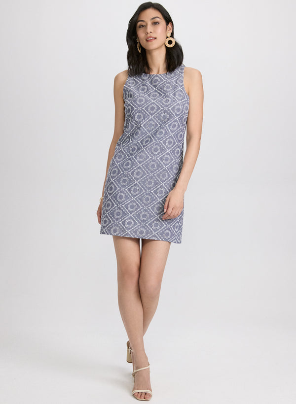 laura Cotton Eyelet Embroidered Dress