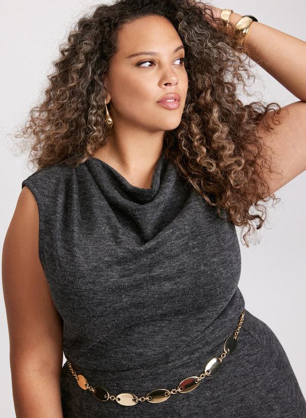 Laura Cowl Neck Sleeveless Sweater